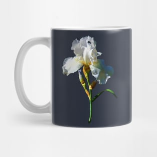 Irises - White Iris in Sunshine Mug